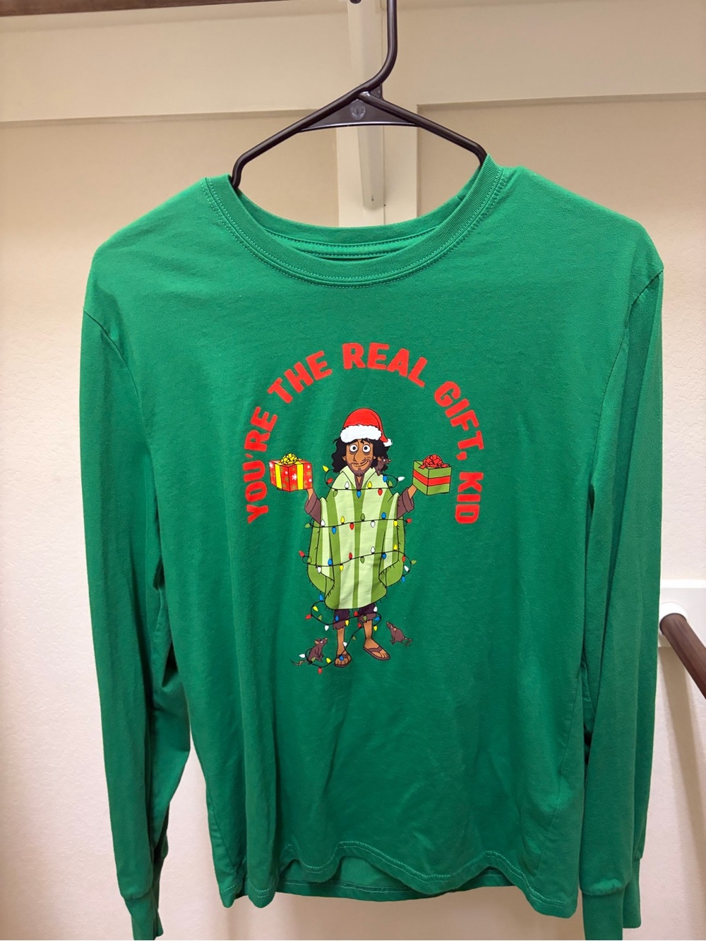 bruno disney long sleeve shirt - 'You're the Real Gift, Kid'
